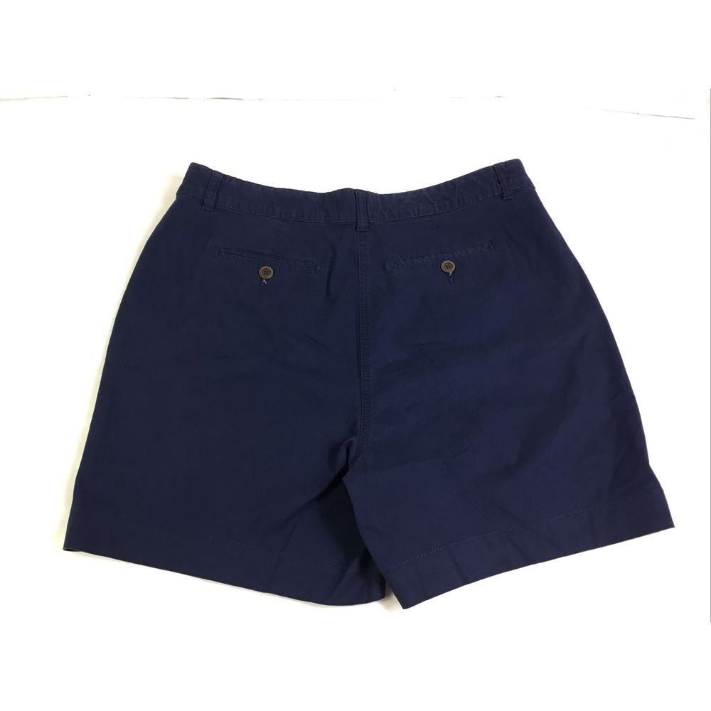 Kim Rogers Shorts Womens Size 16 Blue Mom Golf chino flat front pockets